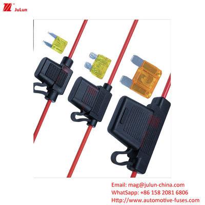 Moyenne, petite, grande qualité avec support de fusible imperméable au plomb/disjoncteur Matériau de boîtier en nylon Voltage nominal 32V Applications automobiles/véhicules électriques/bus