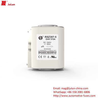 RSZ307-5-DAV 315A Adaptateur de chargeur Ev Compatible pour les fusibles électriques 450A-1800A 1500VDC