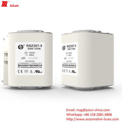 450A-1500A 1500VDC Protection des fusibles énergétiques pour véhicules électriques électriques HEV Fuseau/stockage d'énergie, éolienne