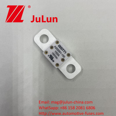 ASTM A202001 100A 150VDC Fuses automobiles en céramique pour la protection contre les courts-circuits dans les chargeurs automobiles et autres spécifications