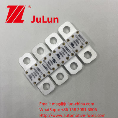 Écrou A202001-500A 150VDC Fuses automobiles en céramique 100A 150A 200A 250A 300A 350A couple serré recommandé 11-13N·m Pour le mode d'installation M8