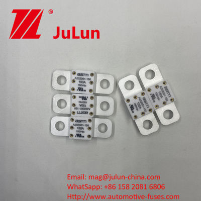ASTM A202001-250A 150VDC Fuses céramiques pour véhicules à courant nominal élevé pour la protection contre les courts-circuits