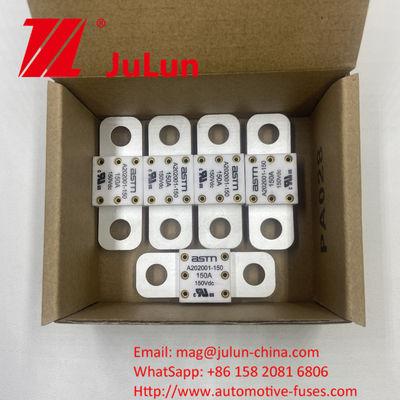 A202001-300A Fuses automobiles en céramique ASTM pour tension 150VDC et distance de trou de 39 mm