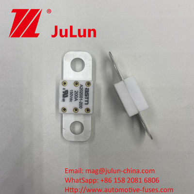 ASTM A202001-100A 150VDC Fuses automobiles en céramique de petite taille Recommandé couple serré 11-13N·m pour la protection contre les courts-circuits de courant nominal élevé M8