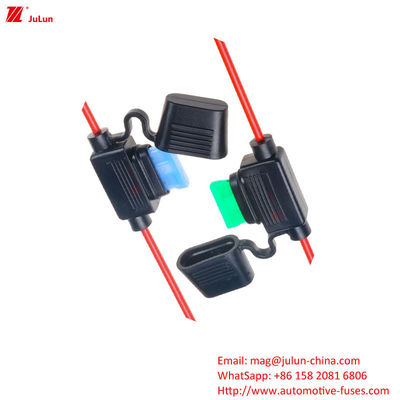 Véhicule électrique 30 Ampère Porteur de fusible automobile Plastique / boîtier en nylon