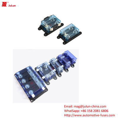 Système électrique automobile courant nominal 20A-500A Porteur de fusible multi-spécification Type de fusible à prise de montage poreuse moyenne et grande