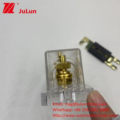 Conception antipoussière du porte-fusible ANL transparent 20A 30A 80A 100A 200A 300A 400A 500A courant nominal