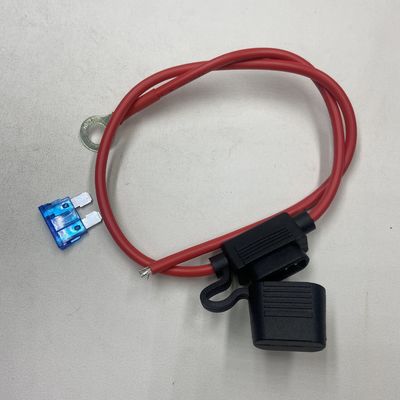 Boîte à fusibles à lame en ligne étanche UL Standard/Medium Plug in Car Fuse Holder avec 22awg 20awg 18awg 16awg 14awg 12awg 10awg