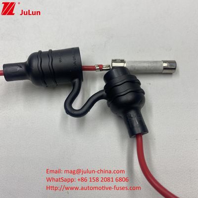 Pour 5*20mm 6*30mm 10*38mm Fuse Street Light Éclairage de scène extérieur Porteur de fusible en ligne étanche à l'eau et à la poussière pour lampes de rue