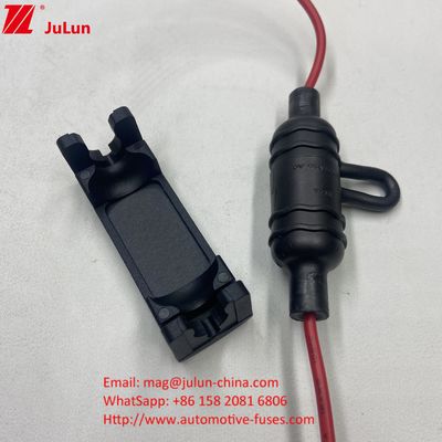 Pour 5*20mm 6*30mm 10*38mm Fuse Street Light Éclairage de scène extérieur Porteur de fusible en ligne étanche à l'eau et à la poussière pour lampes de rue