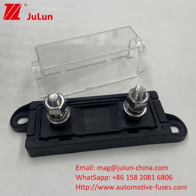 32V Panneau étanche monté ANM Boulon sur le porte-fusible Bloc M8 Base épaisse Couverture PC claire Pour le bateau de véhicule automobile