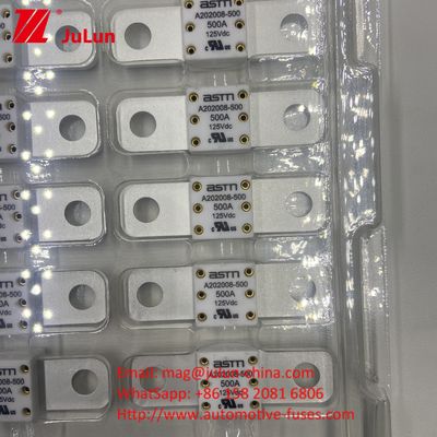 A202008 200A 125VDC Fuseau ASTM pour véhicules électriques et automobiles