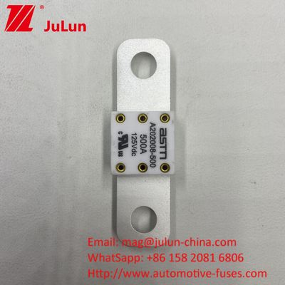 Fuseau de batterie électrique en céramique 250A 125VDC pour applications lourdes