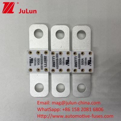 Fuseau de batterie électrique en céramique 250A 125VDC pour applications lourdes