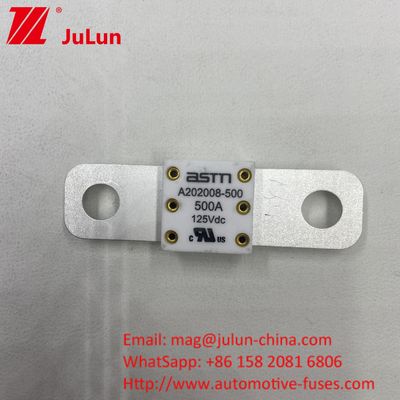 Fuseau de batterie d'amplificateur de voiture ASTM Bolt 400A 500A 125VDC