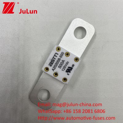 Fuseau de batterie automobile en céramique A202008 250A 125VDC pour véhicules électriques