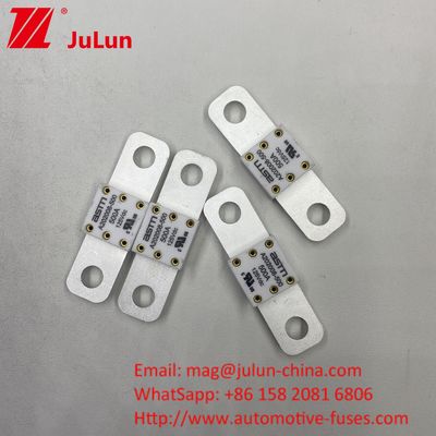 68*17.7*12mm A202008 350A 125VDC EV FUSE Haute capacité de rupture inférieure à 125Vdc Pour optimiser les performances des véhicules électriques