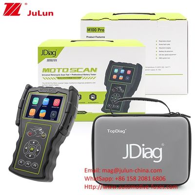 Détecteur de défaut de moto OBD Instrument de diagnostic de défaut JDiag M100 Pro Moto Scanner Ecu