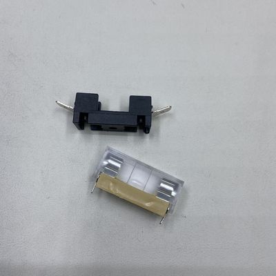 Installation de carte de circuits imprimés 6*30mm 250VDC Noir Bleu Transparent Or Porteur de fusible de voiture