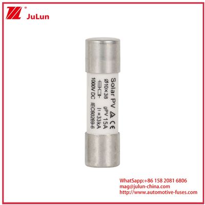 15A 1000VDC Fuseau GPV 10*38 Pour les systèmes d'énergie solaire