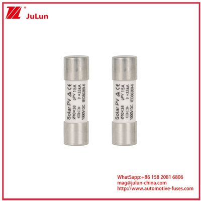 15A 1000VDC Fuseau GPV 10*38 Pour les systèmes d'énergie solaire