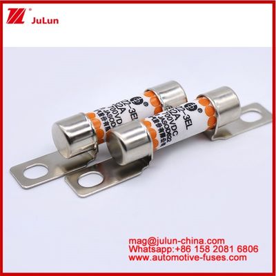 EV322 3EL 32A DC700V Fuseau en céramique tubulaire Compacte taille Protection contre le court-circuit par courant nominal élevé
Capacité de rupture élevée à 100 Vdc/125 Vdc