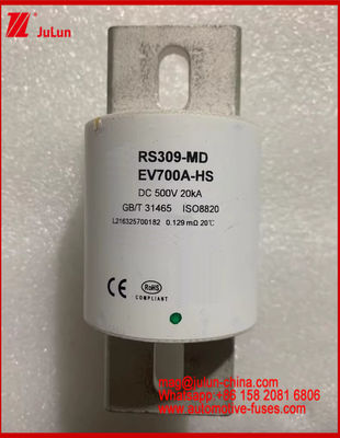 Caremic Fuseau circulaire pour véhicule électrique RS309-MD-EV700A-HS 500VDC 20KA Auto Boult Stud-mount Base de fusible spécialement conçue pour la situation du véhicule
