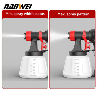 Populaire Air Spray à haute pression 700 ml Pistolet de peinture sans fil Portable électrique 1,5 mm 1,0 mm Diy Grade batterie alimentée Renovation reconstruire maison jardin