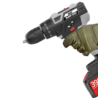 Forage sans fil à batterie au lithium Outils électriques Portables Forages d'impact de puissance Soutenir un seul poids 3 kg Vitesse maximale 1350RPM/MIN
