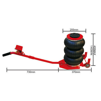 Équipement de levage de voiture portable 3 tonnes Airbag pneumatique Jack avec bras plié