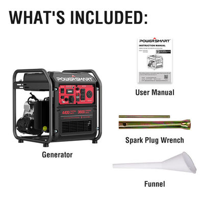 Électrique pulvérisateur sans air Led Light Home InverterB Portable Usa Powersmart 4400w Générateur de gaz pour le camping