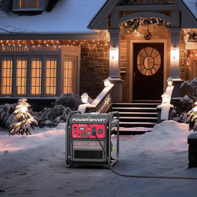 L'inverseur portable à domicile est disponible en stock chez Powersmart 4400w, générateur de gaz à cadre ouvert pour le camping.