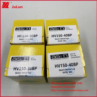 ASTM 15A 30A DC500V Protection contre les fusibles de véhicules électriques par courant pour les VEH à l'intérieur de la céramique Bolt
