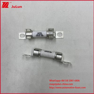 ASTM 15A 30A DC500V Protection contre les fusibles de véhicules électriques par courant pour les VEH à l'intérieur de la céramique Bolt