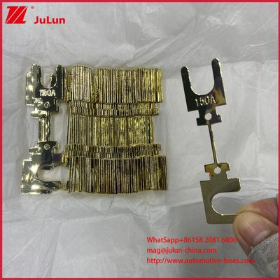 Fusible automobile plat en alliage de cuivre et de zinc ANH ANL, type boulonné, fusible automatique 32V ANS, fusibles automobiles enfichables, 20A 30A 40A 50A 60A 70A 80A 100A 125A 150A 175A 200A 32VDC, fusible ANS pour voiture