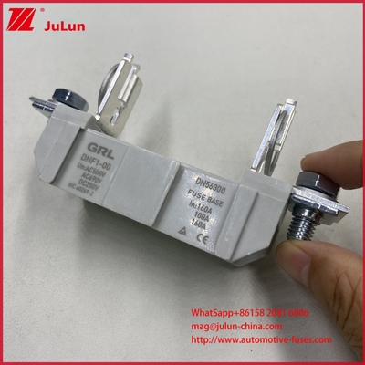 NT000 FUSIBLE AR Haute Coupure 500V/690V Fusible à Fusion en Céramique en Porcelaine 80A Basse Tension Raccordement en Cuivre Fusibles NH000