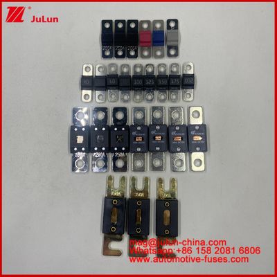 Automotive Blade Fuses ANS ANM ANL Stock  in Gold Plated Car 40A 100A 300A 400A Bolt Down