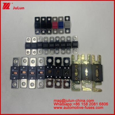 Automotive Circuit Breakers For Heavy-Duty Vehicles 94V0 High Quality Car Audio Fuse Holder 125VDC 400A Automotive Bolt Plate Fuse Box Plastic