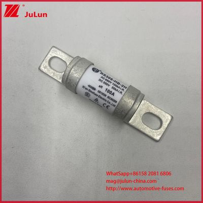 200A RS308-HB 2H Fuses automobiles 160A 550VDC BOLT à vis Montage ISO8820、JASO D622、GB/T31465 Méthode AR Utilisation AC100KA COSφ0.2 DC50KA L/ R≤10 ms