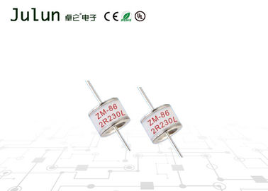 2- Protecteur de montée subite de tube de décharge gazeuse de terminal graphique de l'électrode ZM86 2R230L dimension de 8 x de 6mm