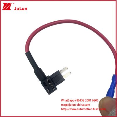 Terminal de harnais de câble lame Mini Micro2 Power Fuse holder 1A 5A 7A 15A 32V Car Fuse holder avec PVC matériau en laiton Conçu pour ACU ACN ACS ACZ ANL ANM ANS Applications de fusibles Durable