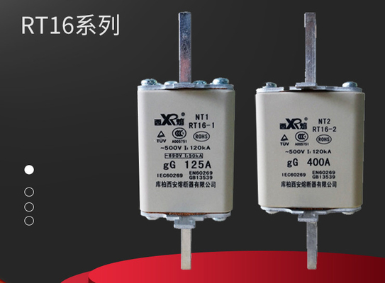 Kuberi fondant la basse fracture en céramique rapide NT1 du noyau 500V de fil d'assurance de fusible de tension