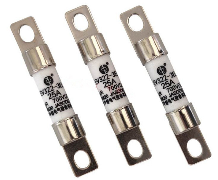 EV en céramique a boulonné le type le fusible EV322 3EL 25A 700VDC de véhicule électrique de tube de rond