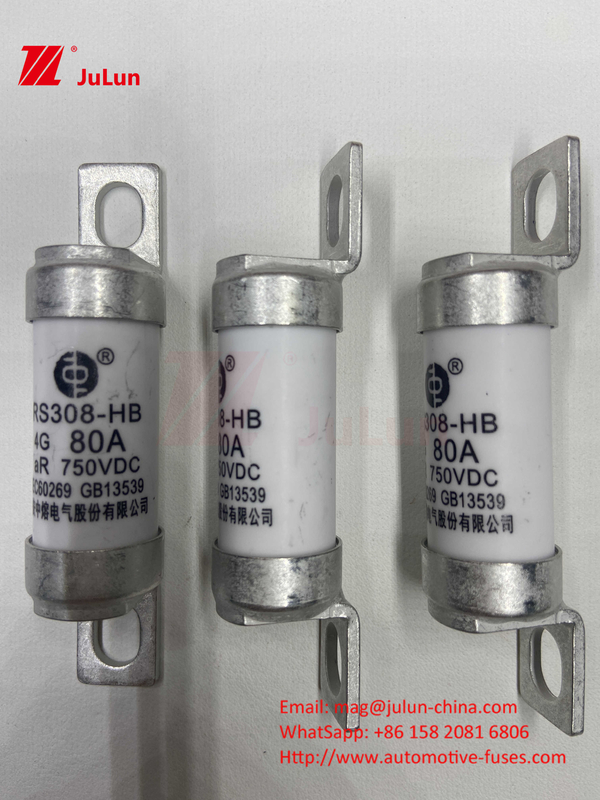 100A80A 750VDC Stockage d'énergie 10A 25A 30A 50AEV Micro fusible de tension avec protection intelligente pour le système de traction électrique