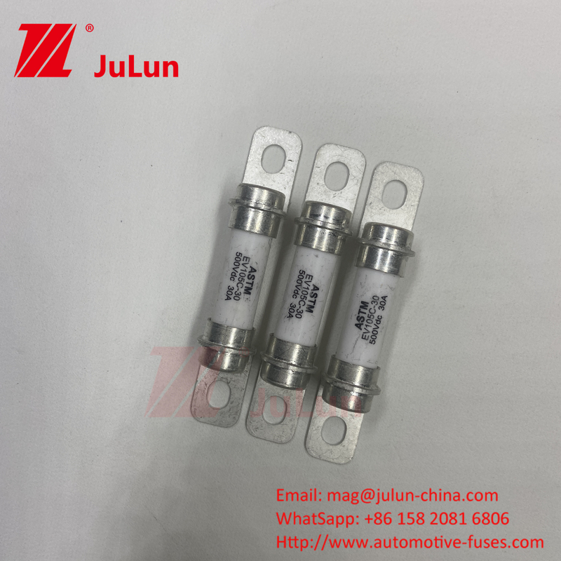 Système de conversion de puissance Système de puissance Système de stockage d'énergie 500VDC High Score Break 10A 20A 30A Fuse Véhicule électrique Fus