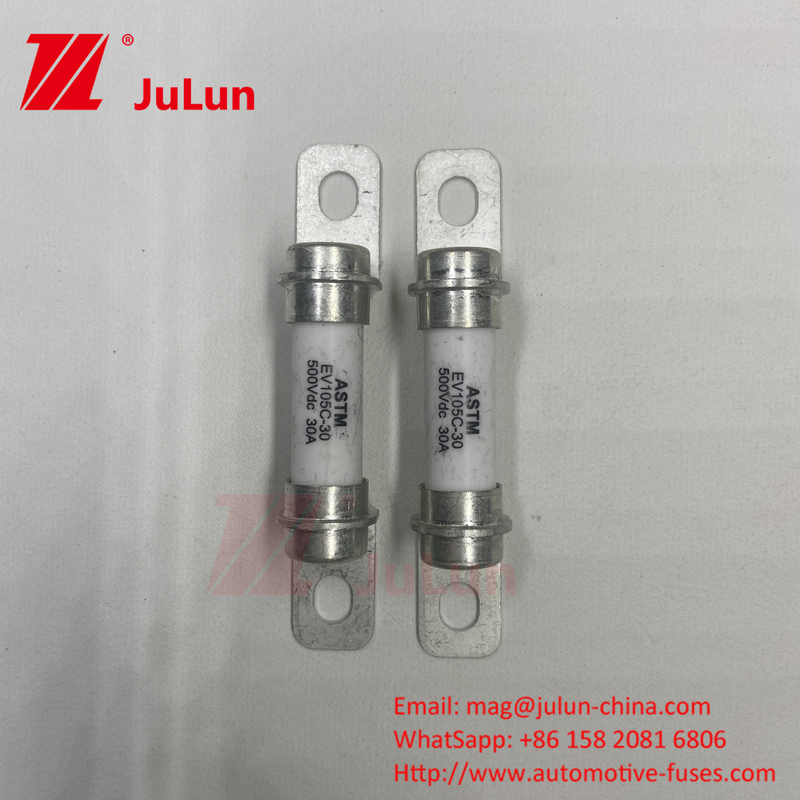 Système de stockage de l'énergie par batterie Fuse Fuse DC 30A 50A Véhicule électrique pur 500VDC