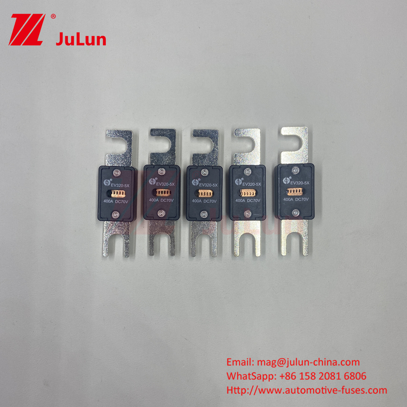 SINO 6kA EV320-5X-80A-N en céramique cuivre quartz sable tube de temps constant 2ms EV fusible de voiture électrique