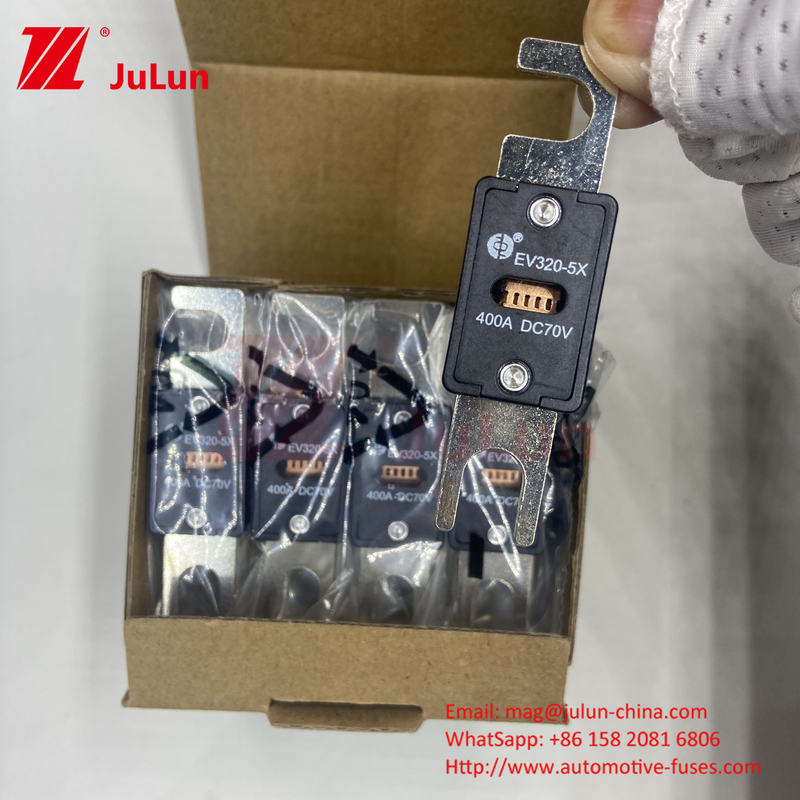 EV320-5C-100A-N 70VDC vis dans M6 M8 type de montage lames de voiture fusibles 80-500 ampères maintenir la stabilité