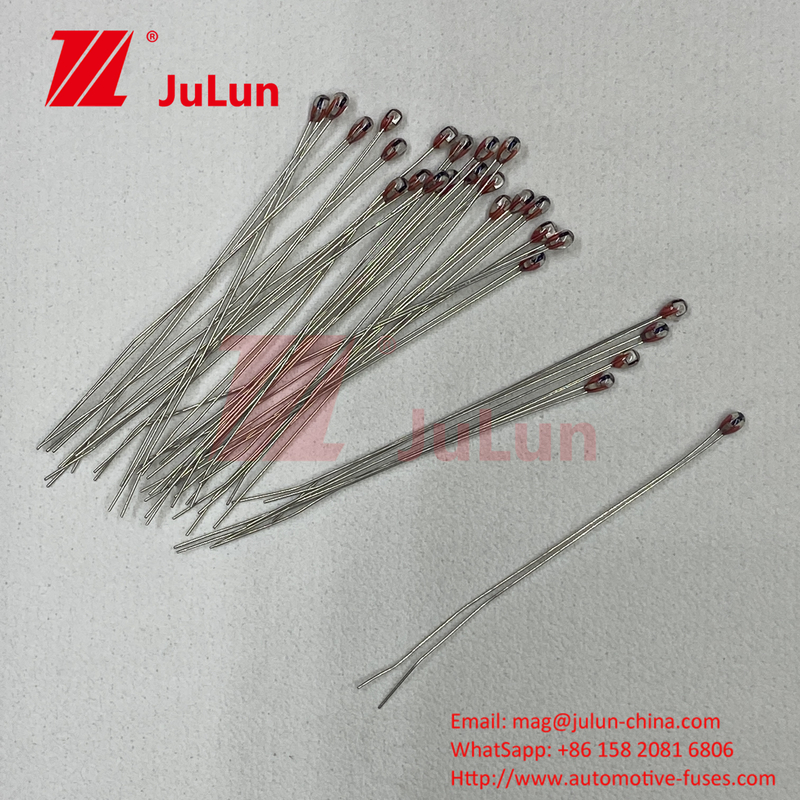 MF52 Tête de goutte 60K±3% 30K±1% Petite tête noire NTC Thermistor Résine époxy
