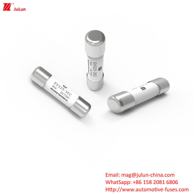 Fuseau moyen 15A-50A Fuseau moyen vis EV325-3EC DC750V 20KA avec drapeau indiquant le courant nominal